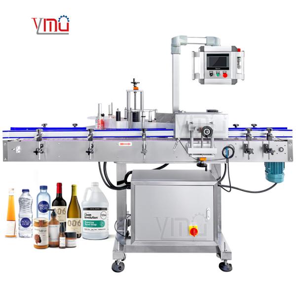Yimupack Packaging Machines Bottle Sticker Applicator Automatic Round Flat