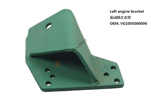 Buy cheap Genuine OEM Sinotruk Howo A7 Engine Left/Right Front Bracket from wholesalers