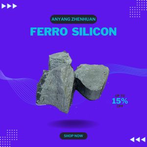 Buy cheap FeSi Silver Gray Solid Ferro Silicon For Steelmaking Molar Mass 88.6 G/mol from wholesalers