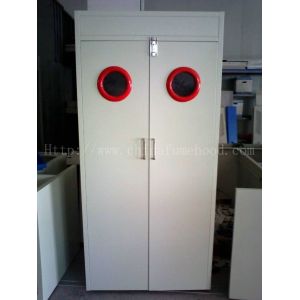 Buy cheap Practical Ventilated Gas Cylinder Cabinet Rustproof With Alarm System from wholesalers