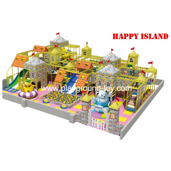 Toddler Kid Indoor Playground Equipment With Food Grade Material LLDPE Castle