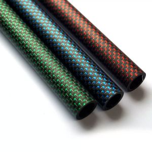 Buy cheap High Strength Round Carbon Fiber Tubing 3K High Pressure Resistance from wholesalers
