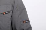 Flap Suit Anti Static Fabric Gray Jacket Work Clothes