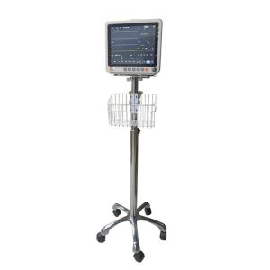 China 6-Parameter Patient Monitor with Trolley Bedside and Electric Power Source 1 Year Warranty on sale