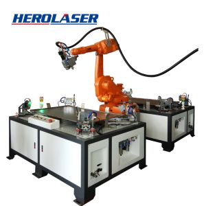 Buy cheap 6 Axis Robotic Fiber Laser Welding Machine With CCD Positioning from wholesalers