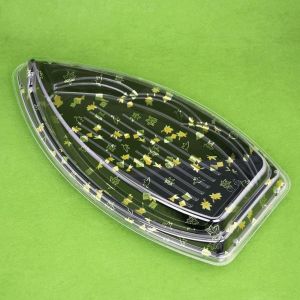 Buy cheap Recyclable Disposable Plastic Sushi Sashimi Platter from wholesalers