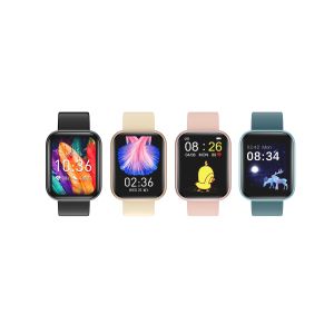 1.65inch IP67 Square Shape Smartwatch with Aluminum Alloy Shell