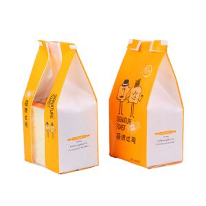 Buy cheap Matte Laminated Paper bakery Bread Packaging Bags Biodegradable Custom Gravure product