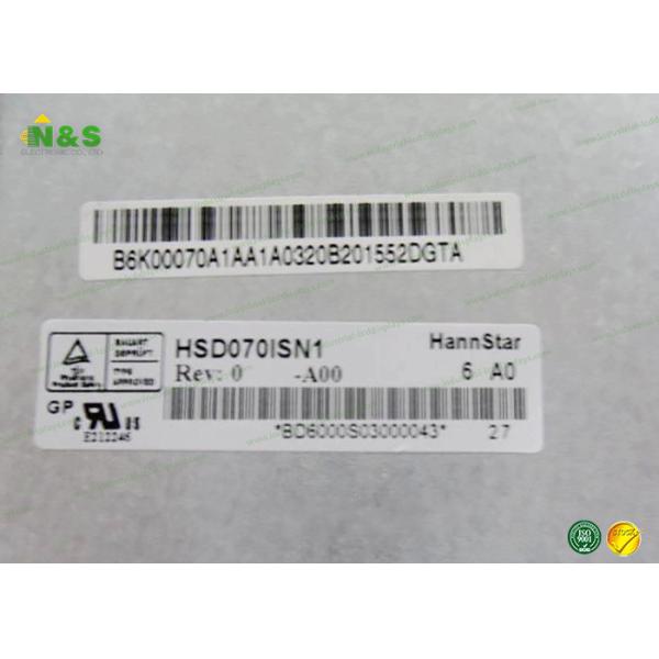 Buy cheap 7.0 inch HSD070ISN1-A00 HannStar Normally White LCM Hot Model from wholesalers