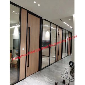 Buy cheap Melamine Panel Modular Single Glass Office Partition 8mm Thickness from wholesalers