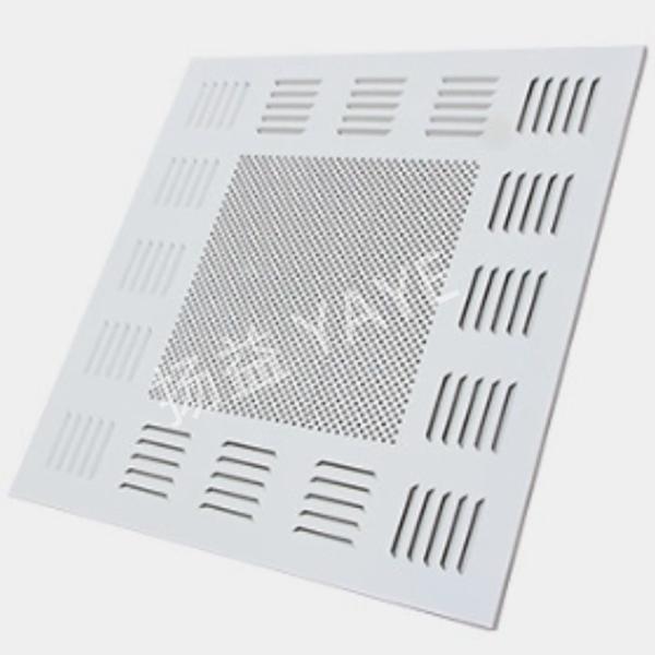 Quality Cleanroom Supply Air Outlet Rectangular Shape With White Finish for sale