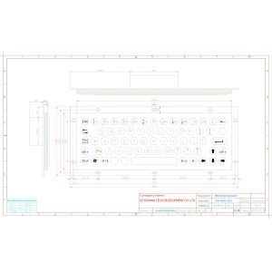 Buy cheap SUS304 Metal Kiosk Industrial Computer Keyboard with IP65 Water Resistant from wholesalers