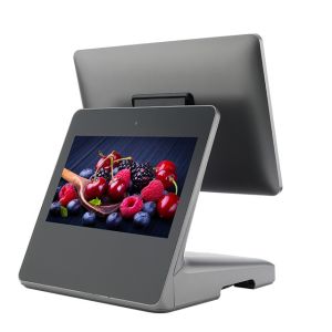 15.6" Full HD POS System with 11.6" 2nd Display and Capacitive Touch Screen