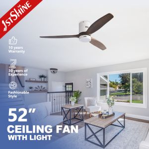 Buy cheap 52" Flush Mount Ceiling Fan With Light For Living Room AC Motor from wholesalers