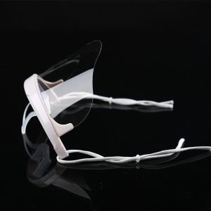 Buy cheap Reusable Sanitary Transparent Plastic Mouth Cover from wholesalers