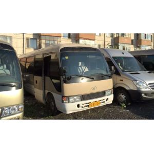 Buy cheap 23 Seats Diesel 1HZ Engine LHD Toyota Used Coaster Bus from wholesalers