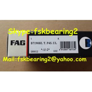 FAG Single Row High Precision Angular Contact Ball Bearing B71908E