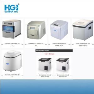 Buy cheap SS Body Plastic Lid Home Ice Making Machine Free Standing from wholesalers