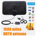 Buy cheap Indoor 1500 Miles Digital Antena TV Aerial Amplified HDTV Antenna 4K DVB-T2 Freeview Isdb-Tb Local Channel Broadcast from wholesalers