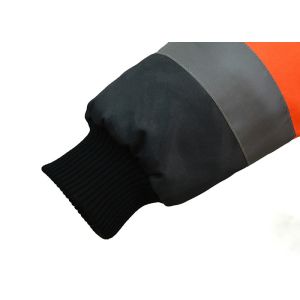 Buy cheap High Visible Mens Winter Work Clothes Pilot Jacket With Fake Fur Padded from wholesalers