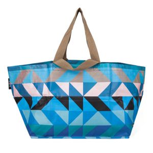 Buy cheap Handled Blue Polypropylene Tote Bags For Shopping And Promotion Silk Screen from wholesalers