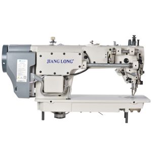 LCD Display 220V 8mm Single Needle Flat Bed Sewing Machine