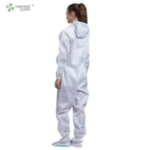 Buy cheap Dust Free ESD Antistaic Cleanroom Washable Coverall With Boots And Hood from wholesalers