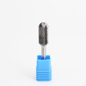 Buy cheap 6mm Shank SC Cylinder Ball Nosed Coment Rotary Burr Bits Single Cut Type of Cut DOUBLE CUT LOGO from wholesalers