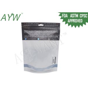 Buy cheap 150g Stand Up Pet Food Bag Plastic Laminated With Bottom Design / Top Zipper from wholesalers