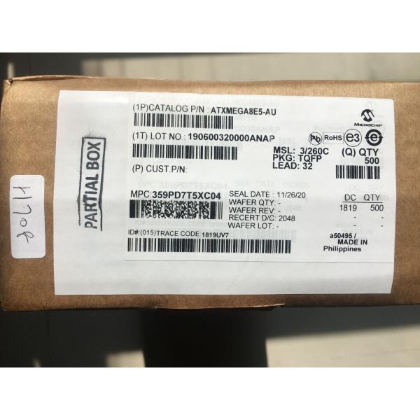 Quality ATXMEGA8E5-AU 32MHz SPI 8 Bit Microcontrollers MCU 32TQFP for sale