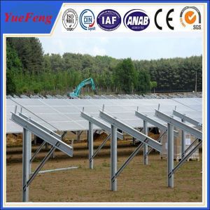 Buy cheap solar mounting rail galvanized brackets, solar panel mounting aluminum rail from wholesalers