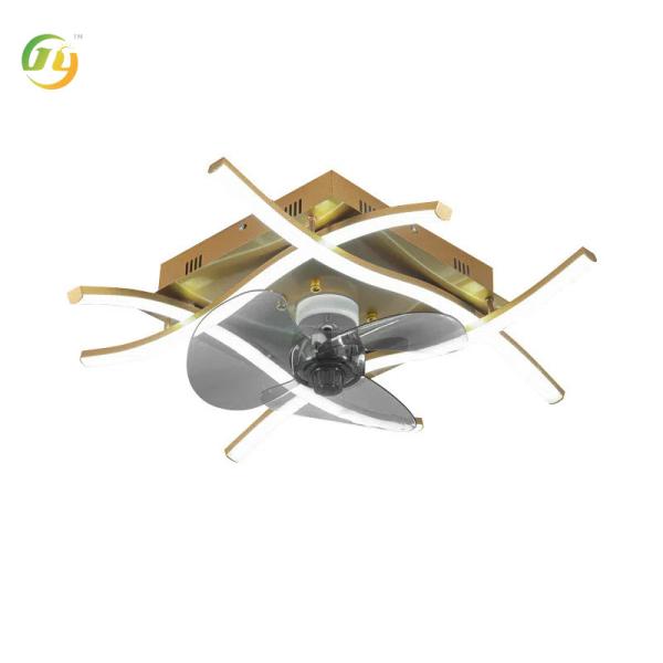 Modern Simple Home Intelligent Timing Control High Wind Power Square White Gold