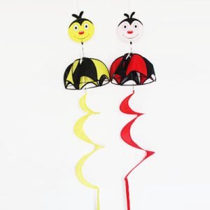 Buy cheap Spring Seasonal wind spinner bee and Ladybug product
