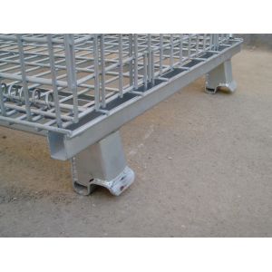 Buy cheap 1200kg 1500kg Wire Mesh Storage Cages Customized Mesh Pallet Cages product
