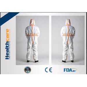 Waterproof Disposable Protective Coveralls With PP+PE Microporous Material