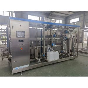 Farms PLC 1000L/H to 10000L/H Small Particles Drinks Aseptic Tubular Sterilizer