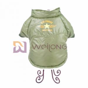 Buy cheap Air Force Snaps Button Opening Pet Jacket Mixed Olives Stylish Dog Coat ISO9001 product