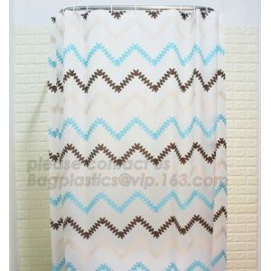 Buy cheap biodegradabwaterproof Eco-friendly Shower Curtain, PEVA materails Shower Liner, Waterproof Polyester Shower Bath Curtain from wholesalers