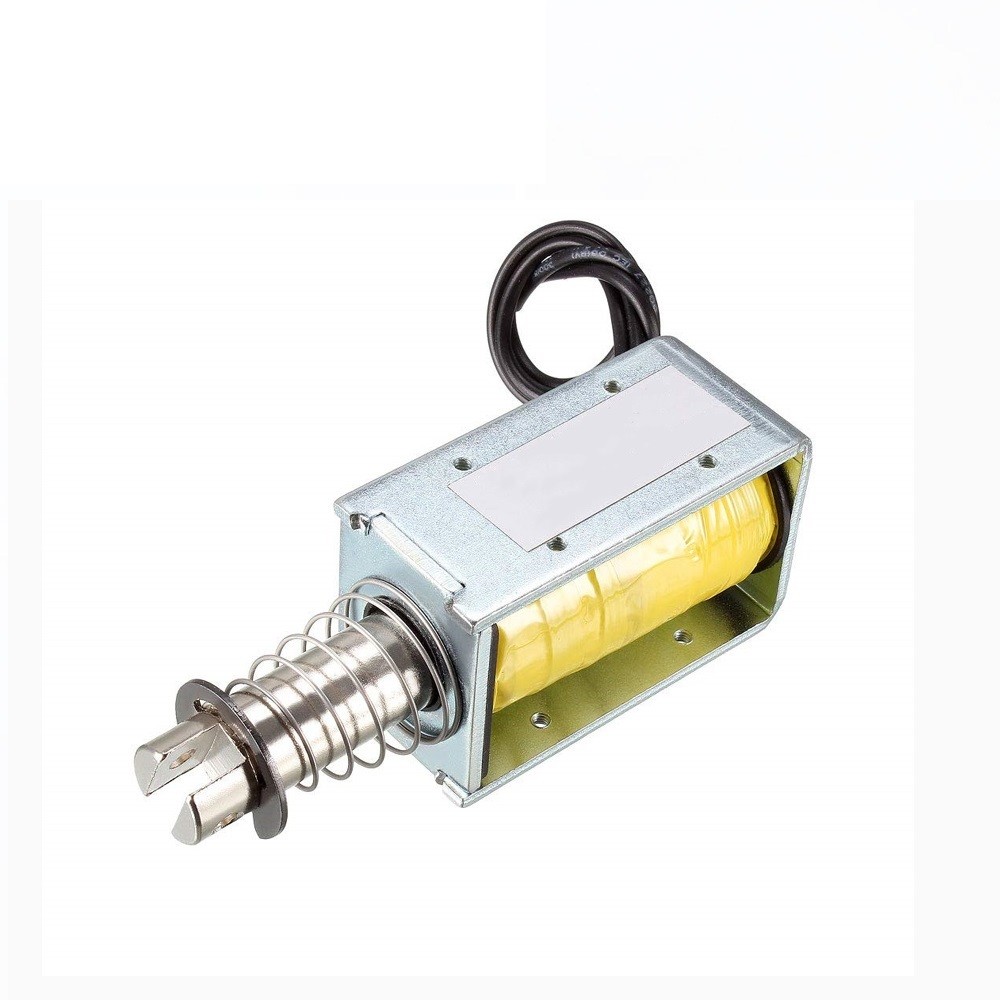 Buy cheap Open Frame Linear Motion Push Pull Solenoid Electromagnet DC12V 24V from wholesalers