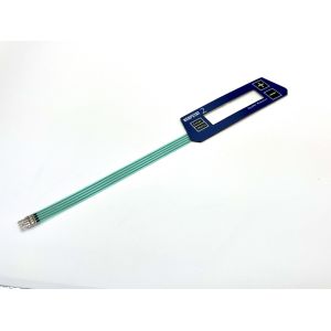 Matte Coating Flat Membrane Switch Standard 8 Layer With Transparent LCD Window