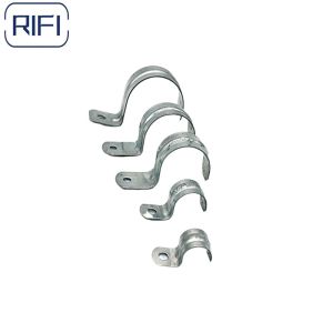 UL EMT Conduit Fittings Pipe 1 / 2"-4'' 1 Hole Conduit Strap