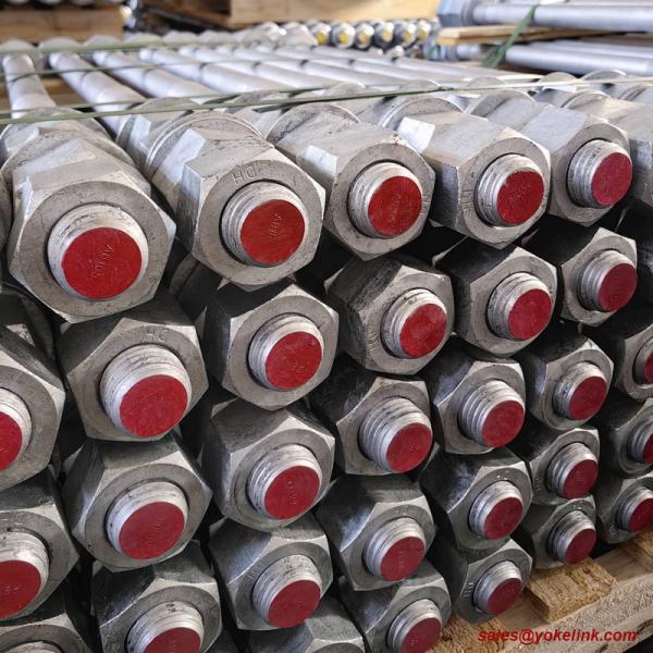 Buy cheap ASTM F1554 Grade 105 Studs Hot Dip Galvanized Structural Bolt from wholesalers