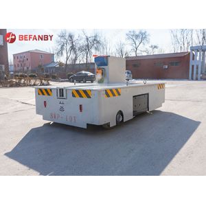 Buy cheap Steerable Trackless Electric Flat Cart For Factory from wholesalers