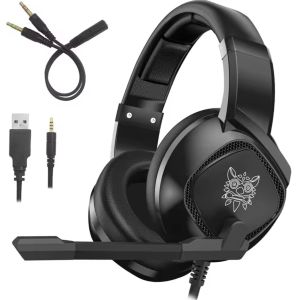 Buy cheap Omnidirectional HD Clarity Wired Gaming Headset With USB Input Flexible Microphone from wholesalers