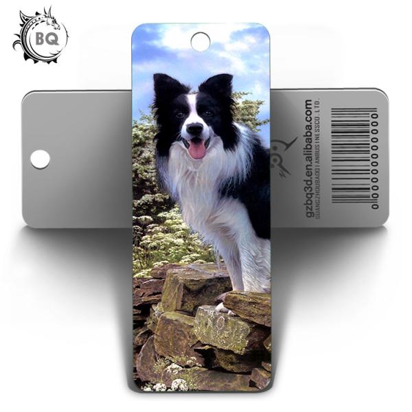 Buy cheap 2019 New Design 3D Hologram Bookmark Of Cute Dogs Animal With Tassels from wholesalers