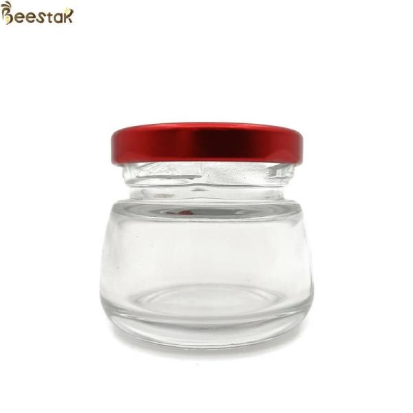 50ml 75ml 120ml 150ml Honey Jar And Spoon Glass Honey Pot Jars