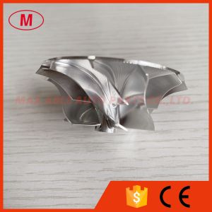 Buy cheap T04B 48.35/70.01mm 6+6 blades Turbo Aluminum 2618 /milling/billet compressor wheel from wholesalers