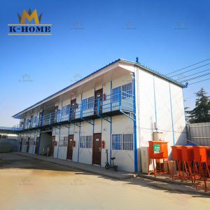Buy cheap Quick Built Sandwich Panel Prefab House Workforce Lodging from wholesalers