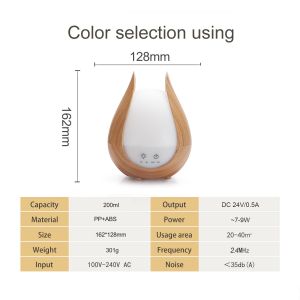 HOMEFISH 24V Ultrasonic Office Fragrance Diffuser 550g