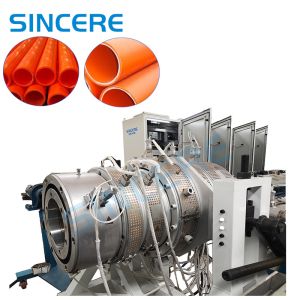Buy cheap Automatic Mpp Plastic Power Pipe Production Line Machine Plastic Mpp Conduit Pipe Extruder Machine from wholesalers